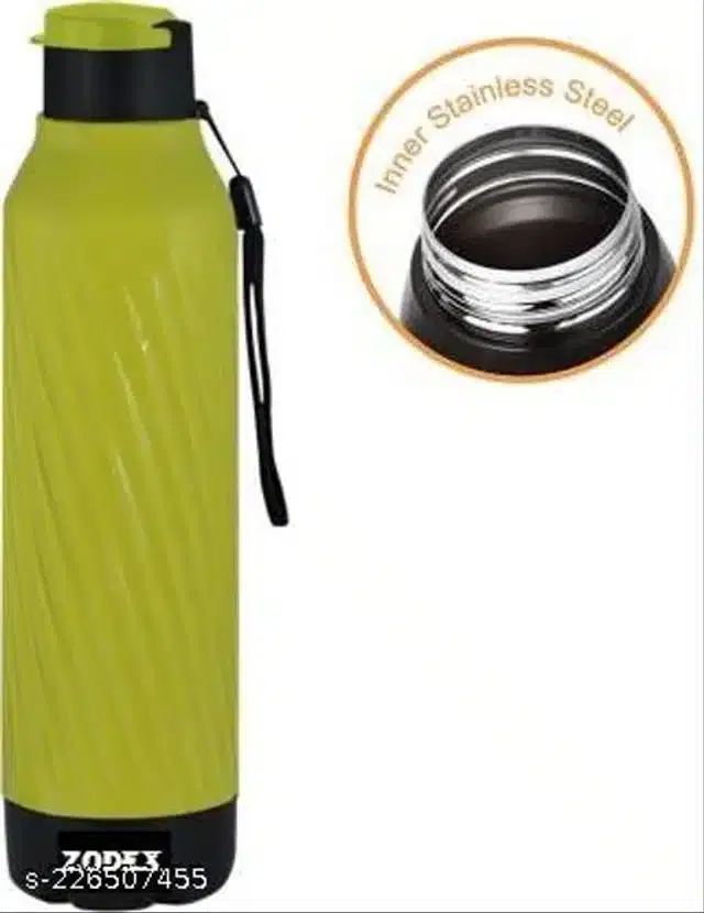 Plastic Water Bottle, Green, 1000 ml