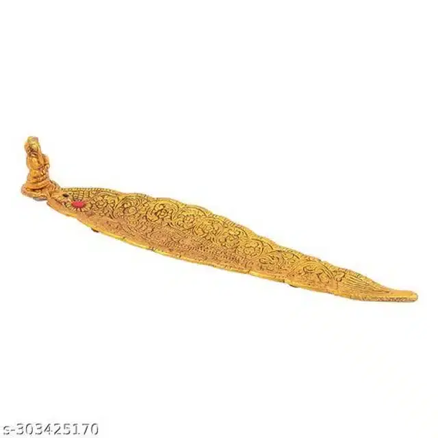 Aluminum Incense Holder, Gold