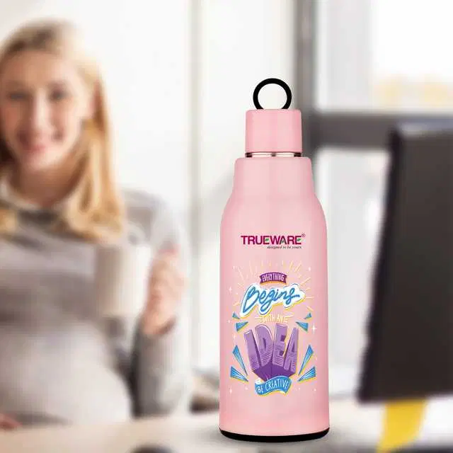 Trueware Atom 800 Water Bottle, Pink, 680 ml, A-190