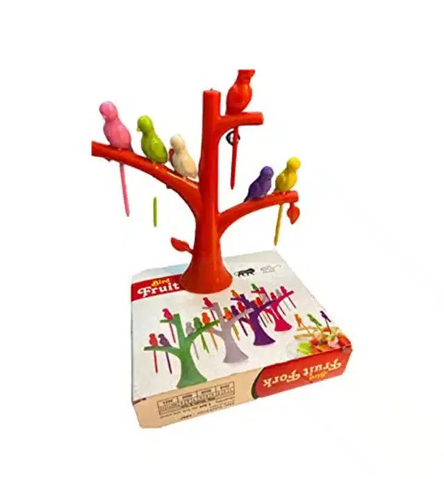 Fruit Fork, Set of 1, Multicolor