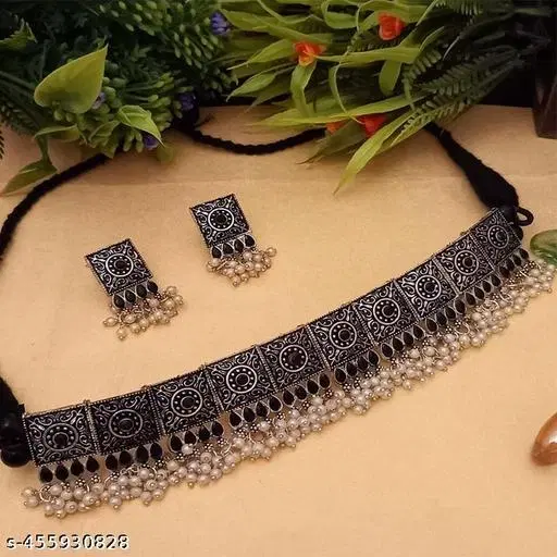Oxidised Choker Set for women & girls