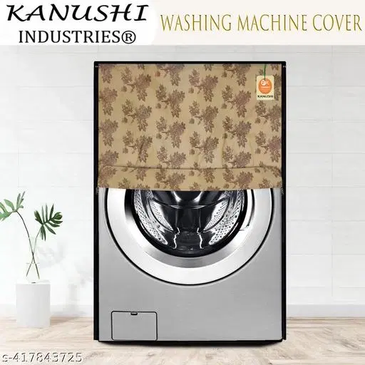 KANUSHI Industries® Washable & Dustproof Top Load Front Washing Machine Cover ( Suitable For 6 Kg, 6.5 kg, 7 kg, 7.5 kg)(RK-WASHING-FRONT-1006)