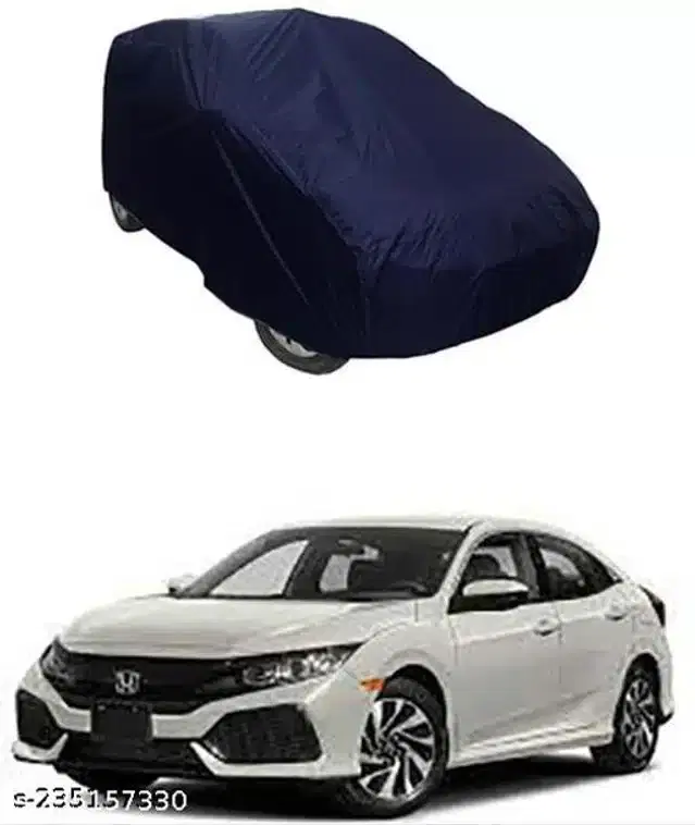 Taffeta Waterproof Car Cover for Honda City, Multicolor