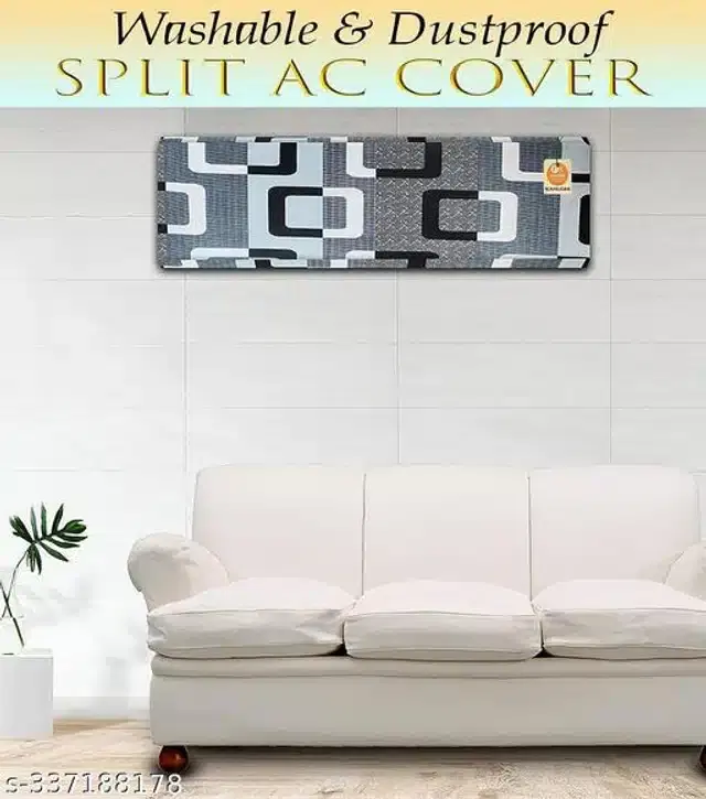 Fabric 2 Ton AC Cover, Multicolor
