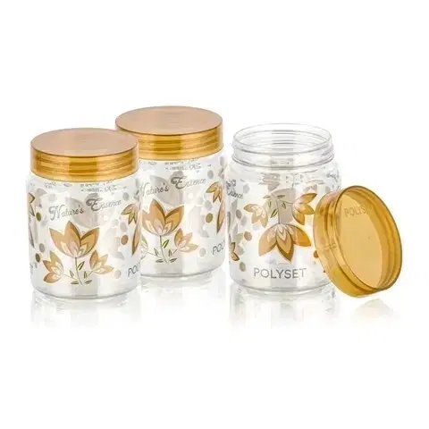 Crest Printed Container 3pc Set 300 ml [Assorted]