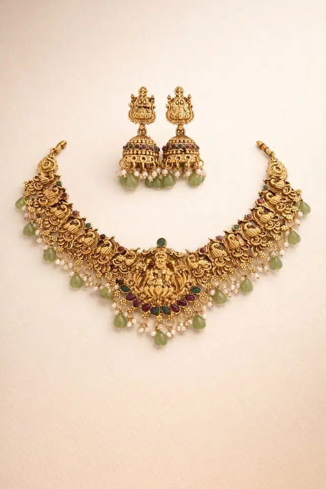 Zircon Gold-plated Jewellery Set for Women (Copper, Free Size)