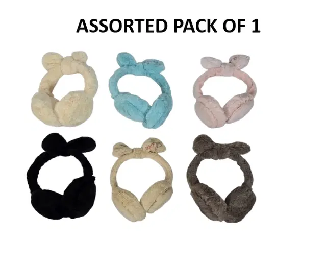 Fur Earmuffs for Girls, Assorted, Pack of 1