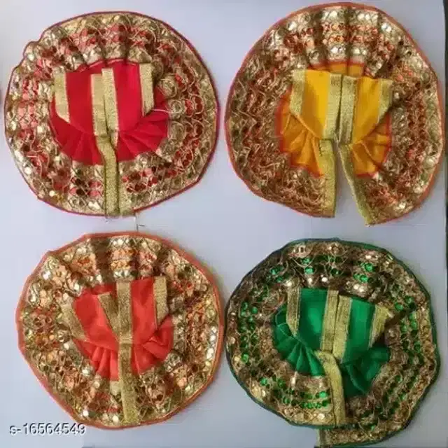 Laddu Gopal Dress, Pack of 4, Multicolor