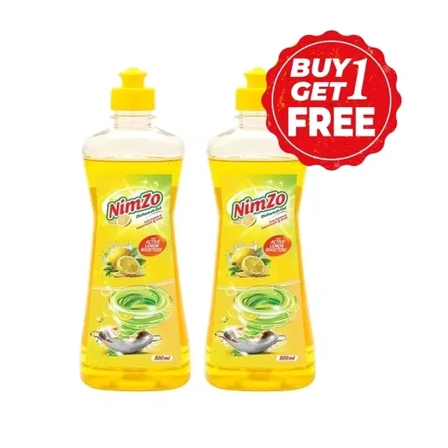 NimZo Dishwash Gel 2X500 ml (Buy 1 Get 1 Free)