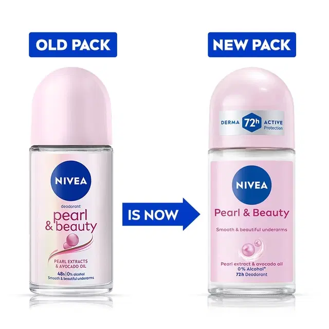 Nivea Pearl and Beauty Deo Underarm Roll On 50 ml
