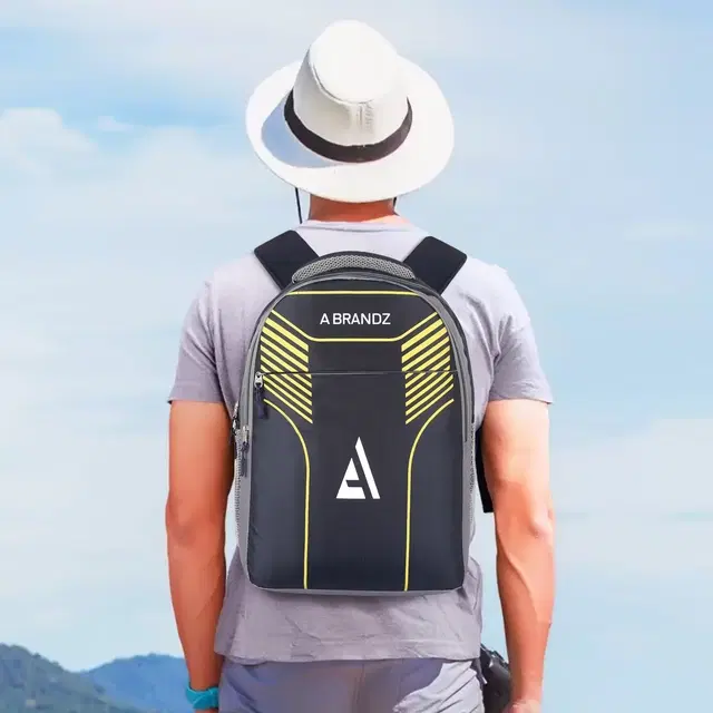 Polyester Backpack for Men, Blue