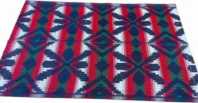 Plastic Floor Mat, Multicolor, 4x6 feet