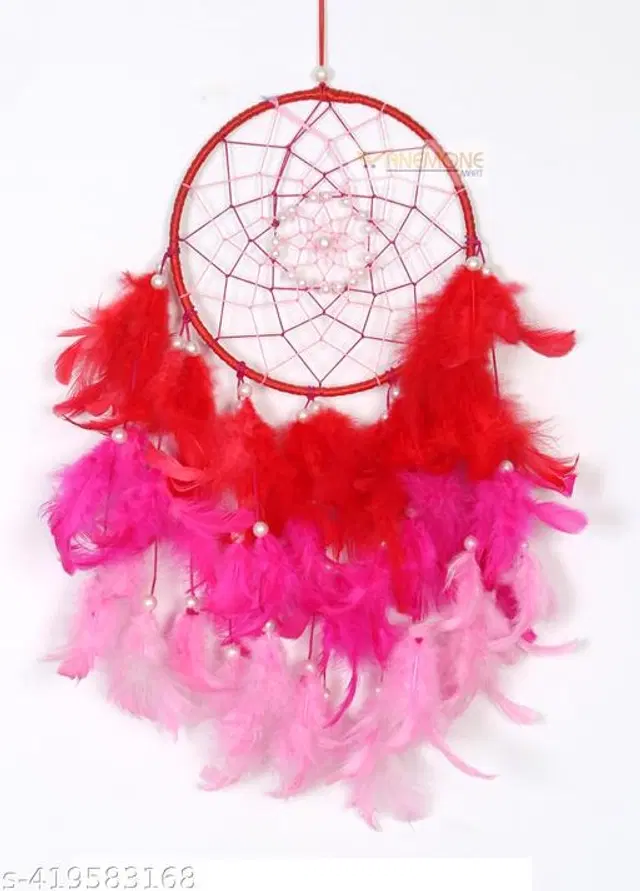 Feather Wall Hanging Dream Catcher, Multicolor