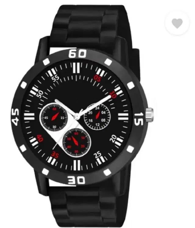 Analog Watch for Men & Boys (Black)