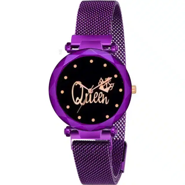 Women's Analog Watches, Pack of 1 (Purple)