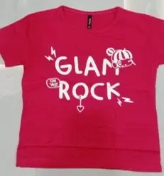 Cotton Printed Tops/Tunics for Girls, Red (22)