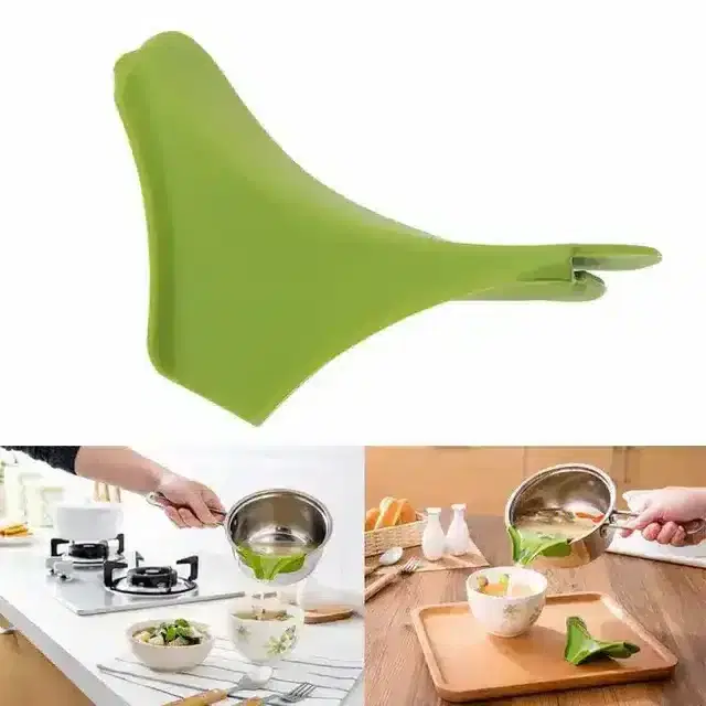 K Kudos Silicone Funnel For Pouring Oil Sauce Water Juice Small Food Grains