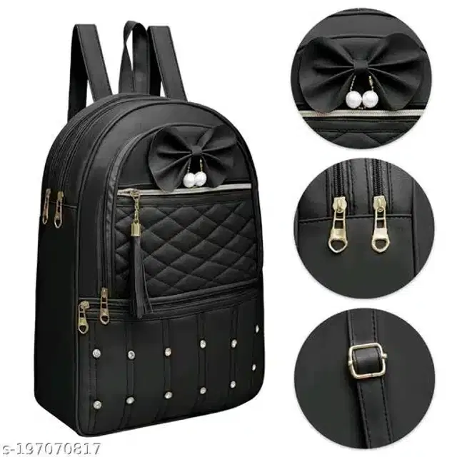 Backpacks for Women & Girls (Black)