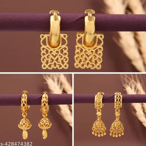 Trending Earrings/Studs/Bali Combo