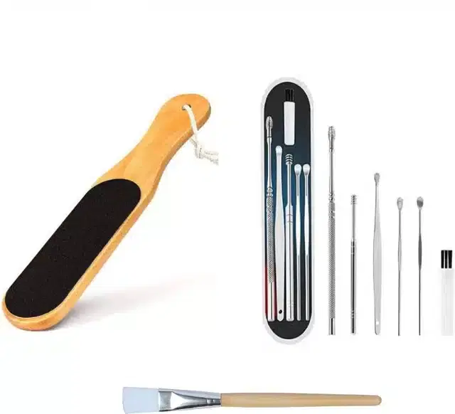 Combo of Skin Care Tools, Set of 3, Multicolor