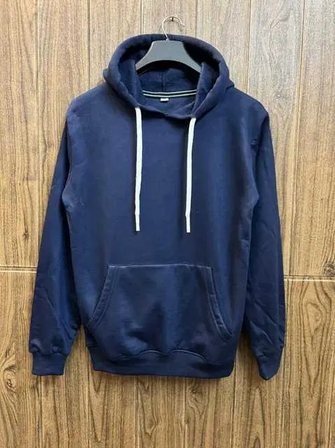 Soft Unisex Hoodies (Navy Blue, M) (PS-14)