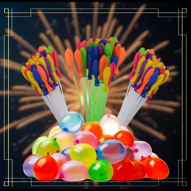 Holi 111 Pcs Water Balloons for Holi, Multicolor, Set of 3