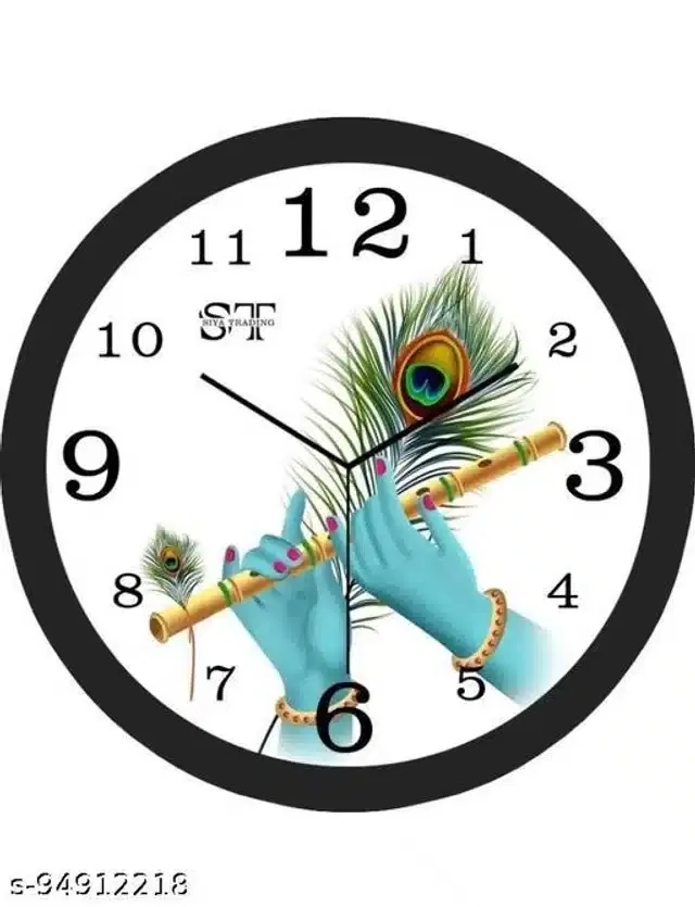 Designer Analog Wall Clock, Multicolor