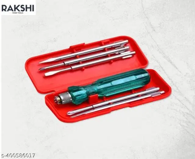 5 in 1 Screw Driver Set, Multicolor, Set of 1