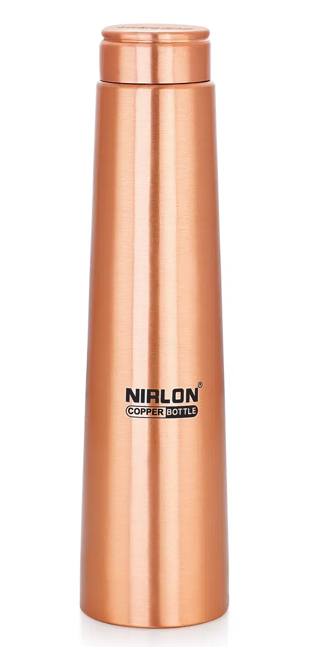 Nirlon Copper Leak Proof Water Bottle, Copper, 1000 ml