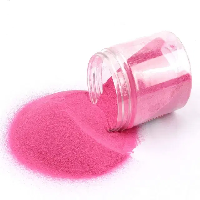 Bright Bloom Rangoli Powder for Diwali Floor Decoration, Pink, 100 g