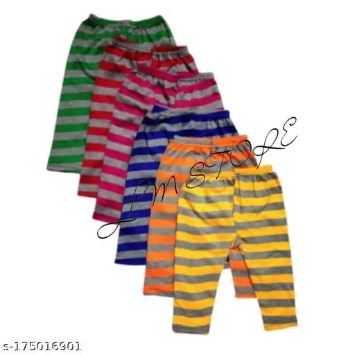 Woolen Thermal Bottomwear for Kids, Pack of 6 (Multicolor, 18-24 Months)