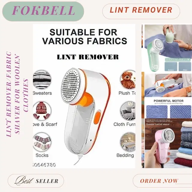 Lint Remover For Clothes ,Multicolour,(Pack Of 1)