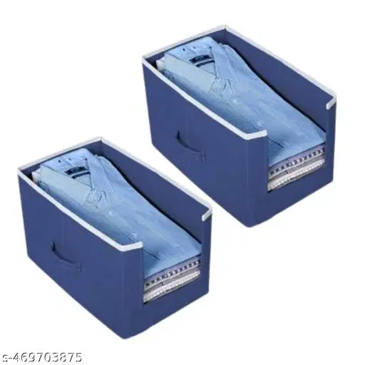 Non-woven Cloth Cover, Blue,Pack Of 2