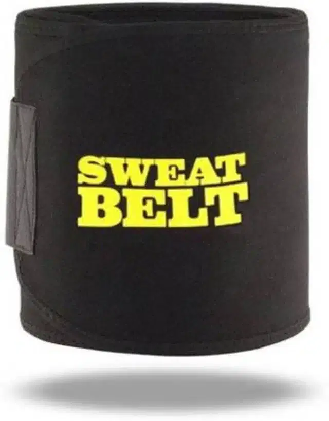 Professional Sweat Slim Belt for Weight Loss, Black