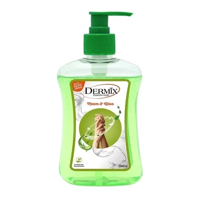 Dermix Hand Wash Neem & Alovera 250ml (Pump)