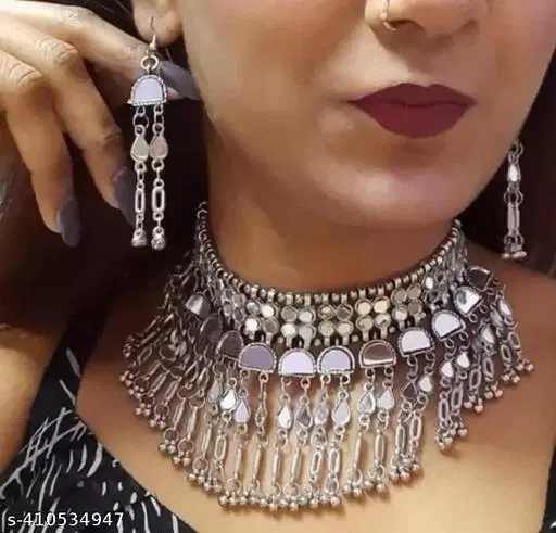 Latest Oxidised Jewellery Set