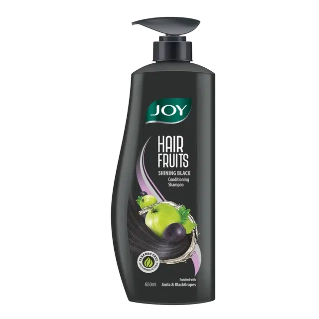 Joy Hair Fruits Shining Black Conditioning Shampoo 650 ml