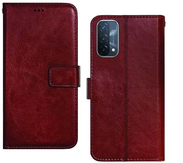 Flip Mobile Cover for OPPO F19, Multicolor