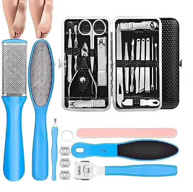 Beauzy 23 in 1 Professional Manicure & Pedicure Kit, Multicolor, Pack of 23