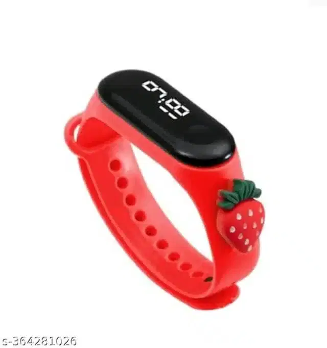 Digital Watch for Kids (Red)