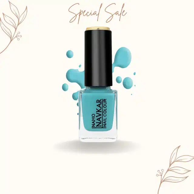 Long Lasting Matte Nail Polish, Light Blue, 10 ml