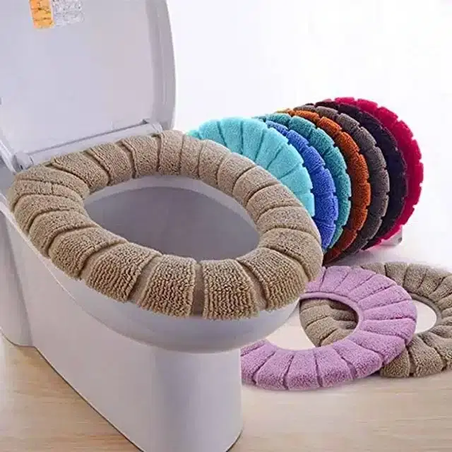 Toilet Seat Washable Cushion Mat, Assorted