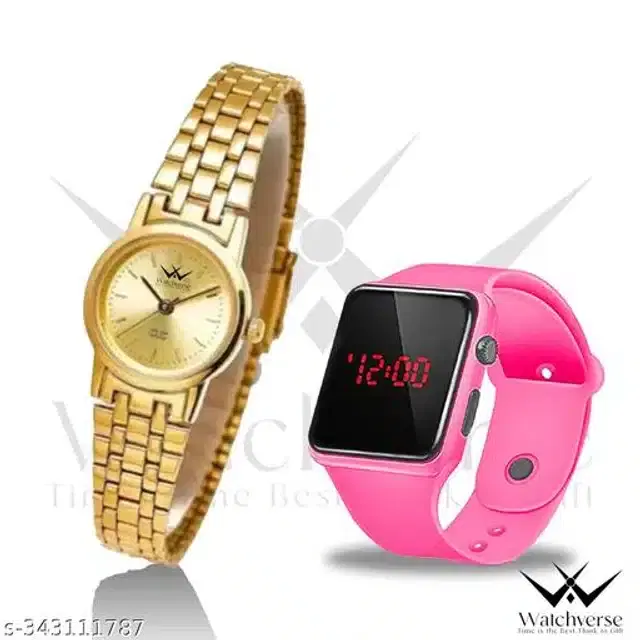 Analog Watch for Women (Multicolor)