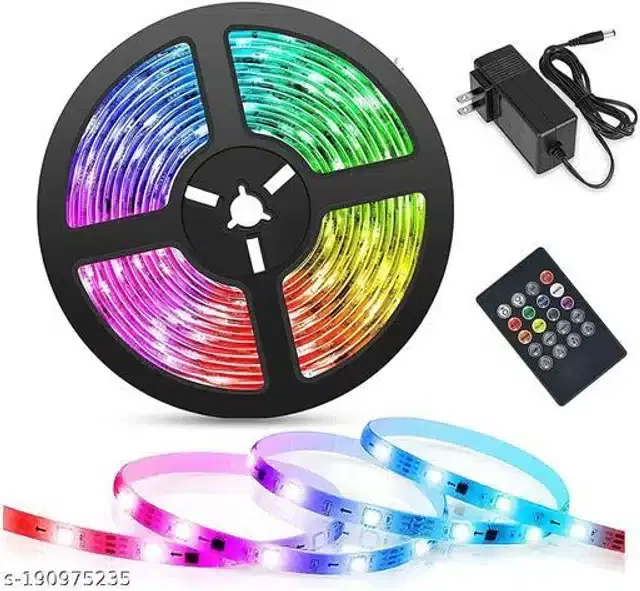Remote Control LED Strip Lights, Multicolor, 4 m