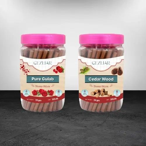 Pure Gulab & Cedar Wood Incense Sticks, 110 g, Set of 2