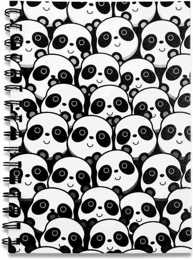 Printed Ruled Spiral Notebook, Multicolor