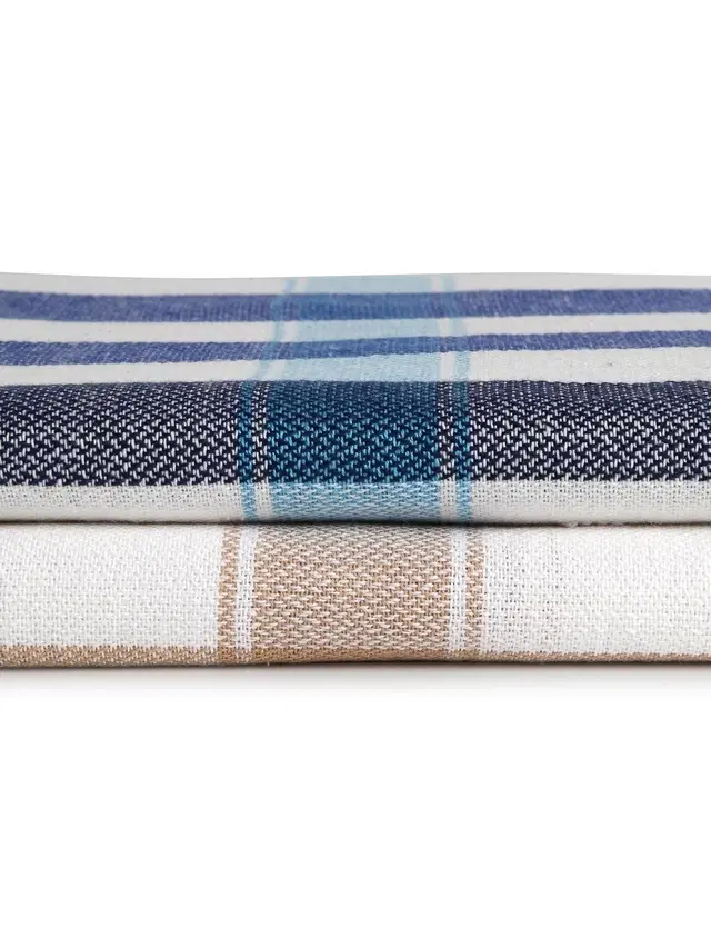 Cotton High Absorbent Bath Towels, Multicolor, Pack of 2