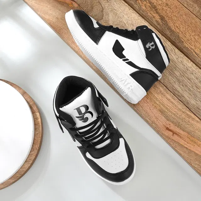 Sports Shoes for Kids (Black & White, 1)