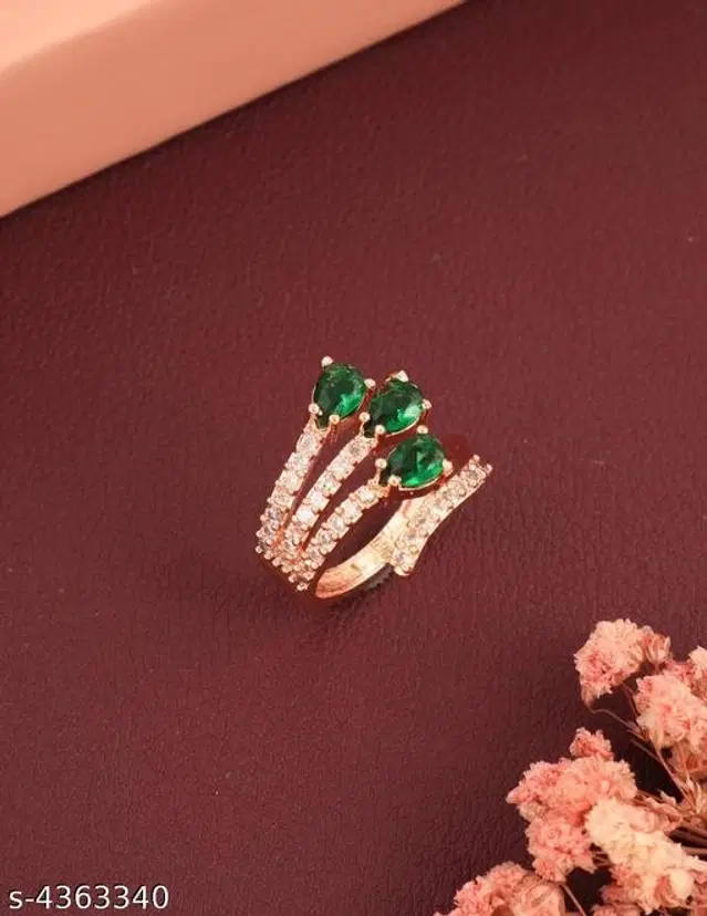 Alloy Ring for Women (Multicolor)