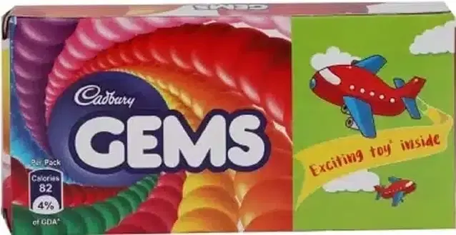 Cadbury Gems Carton 24.97 g